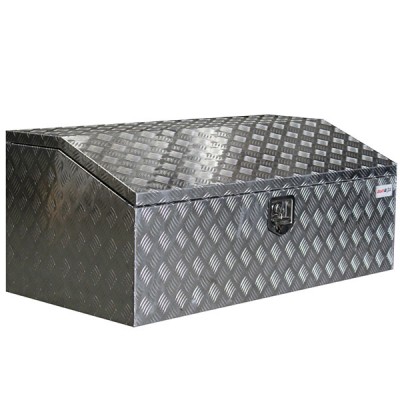 Factory direct sales diamond plate truck  aluminum tool box top opening toolboxes